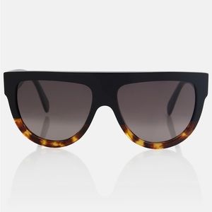 CELINE | Turquoise Aviator Acetate Sunglasses